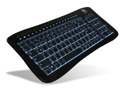 China Resistente de agua iluminada USB delgado ahorro de energía del teclado del metal para el hotel en venta