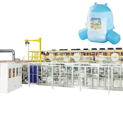 China CE Certification Baby Diaper Making Machine I Shape to T Shape for sale