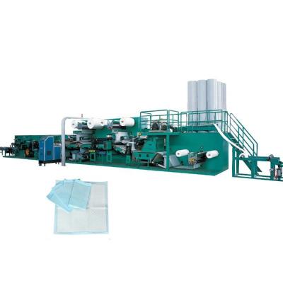 China Full Automatic DNW-09 Servo Drive Pad Manufacturing Machine for sale