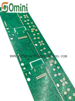 China Hochfrequenz-Rogers 4350B PWB-Brett-Immersions-Silber mit Rand-Produkteinführungs-Verbindungsstücken zu verkaufen