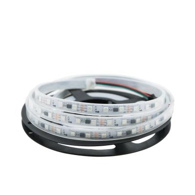 Китай Высококачественный цифровой адресованный WS2811 60led/Meter Dc12v Ip67 10mm Pixel Light Rgb Led Strip Для коммерческого здания продается