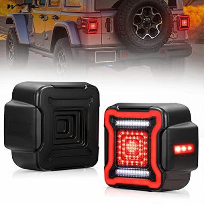 Chine Jeep Lampes arrière à LED Adapté Lampes arrière fumées Lampe de freinage de virage Lumière de signal de virage Rétroviseur assemblage de lumière arrière à vendre