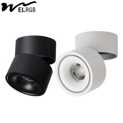 中国 スマートホーム LED 円筒型 COB オープンマウントダウンライト 90 CRI と穴のない設計 販売のため