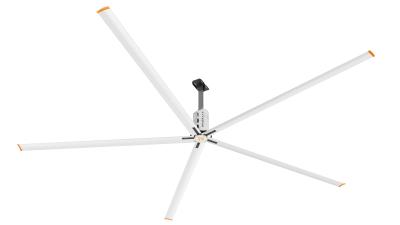 China Anti Fall Gearbox Industrial Ceiling Fans With Inverter 380V Magnesium Aluminum Blades for sale