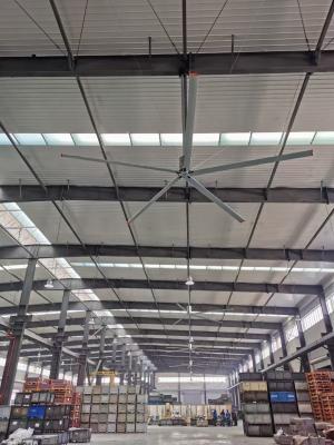 China Gearbox Type Big Industrial Fans HVLS Warehouse Fans Customizable Blade for sale