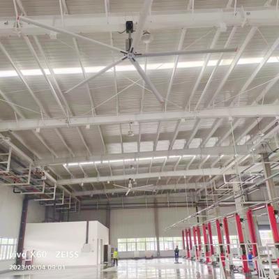 China HVLS Plafondventilator in Zuidoost-Azië voor Verschillende Maten met Versnellingsbakmotor 40dB Te koop