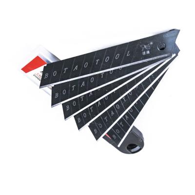 China Slide Cutting Blade Open Break Off 18mm / Utility Knife Blade / Utility Knife Blade 25mm for sale