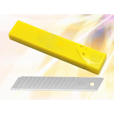 China Slide Open 18mm Utility Knife Snap Off Cutter Blades for sale