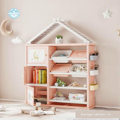 China A06219C Cabinet Furniture Storage Plastic Kids Stocked Toy Storage Organizer for sale