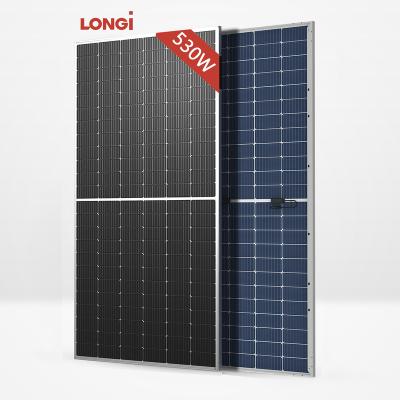 China Solar Power System DJSC 525w 540w 530w 400w PV Power Panel Monocrystalline Bifacial Solar Panels for sale