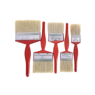 China Painting Wholesale Cheap Natural Boar Bristle Paint Brush Handle Set Paint Brush for sale