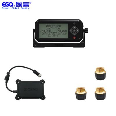 China 433.92MHZ OTR sensors three tire Truck TPMS For Engineering vehicle include repeater for sale