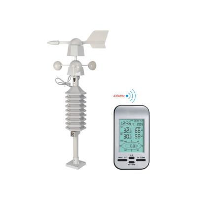 China Wireless Combo Weather Station with New Wind Speed and Direction LCD Breeze Sensor Display 140*84*25mm for sale
