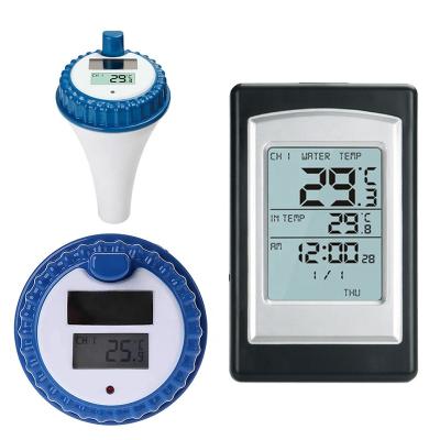 China High Quality Digital Wireless Outdoor Swimming Pool Floating Thermometer 119*74*21mm for sale