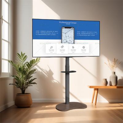 Chine OEM ODM Mobile TV Stand TV Cart sur roulettes et roue pour écran LCD LED de 43 à 65 pouces à vendre