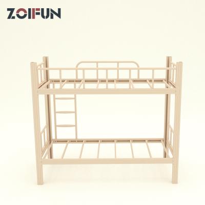China (Other) Easy Adjustable Boltless Assemble Heavy Duty School Metal Bunk Bed Students Dorm Bunk Bed for sale