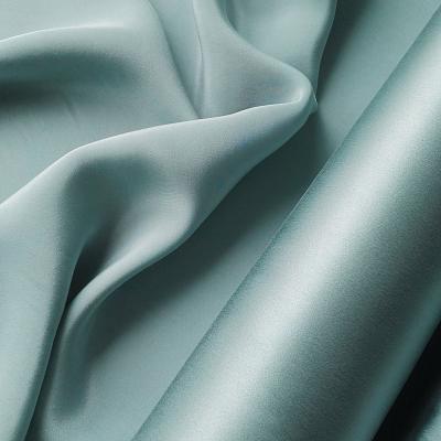 China Double faced mulberry silk sandwashed pure crepe satin for sale