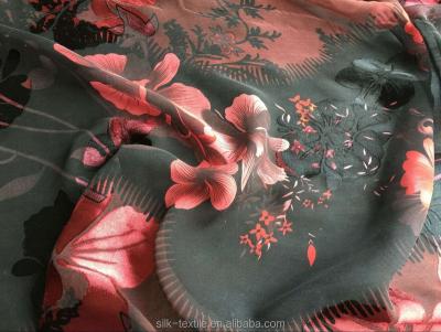 China Devour Print and Devour Rayon Satin Silk Fabric for sale