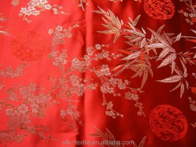 China Jacquard brocade fabric for tangerine dress for sale