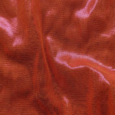 China Organic 100 Mulberry Sheer Silk Fabric Plain Foiled Shiny 60gsm Silk Tulle for sale