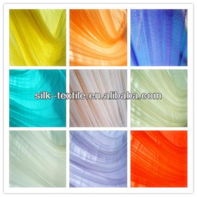 China Simple Sheer Silk Tulle Fabric for sale