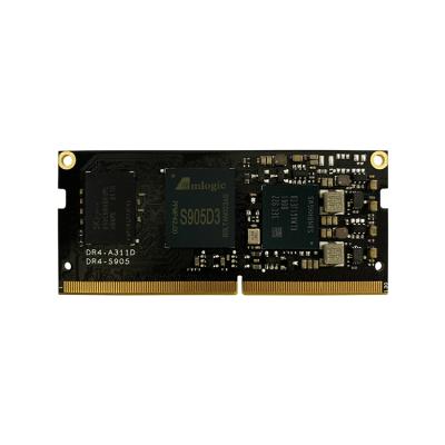 China Rongpin AMLOGIC S905D3 DR4-S905 DR4-S905 Quad Core Android Linux Quarter Source Board Open Core Board for sale