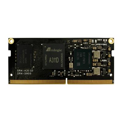 China Rongpin AMLOGIC A311D Six DR4-A311D DR4-A311D Android Linux Quarter Core Board Open Source Board for sale