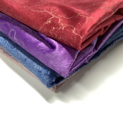 China New Design Breathable Holland Velvet Fabric For Furniture, 2022 Aluminum Printing Velvet Fabric For Sofa And Curtain/ for sale