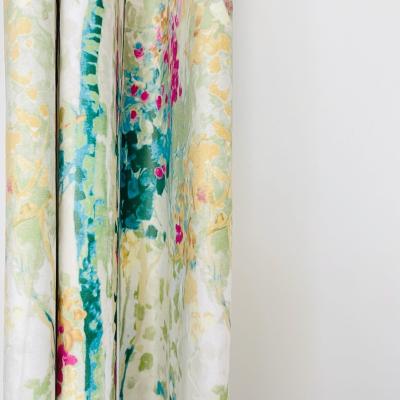 China Mulit-color Digital Printed Breathable Velvet Fabric For Pillow, Curtain Luxury Holland Velvet Fabric For Bedding/ for sale