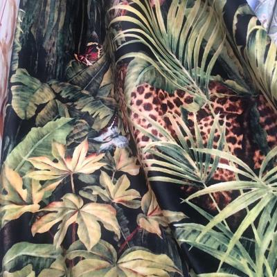China Breathable Mulit-color Printed Velvet Fabric For Pillow , Warm Plain Velvet Fabric For Cushion for sale