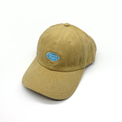 China COMMON Custom Cotton Washed Baseball Cap, Washed Dad Hat Cap for sale