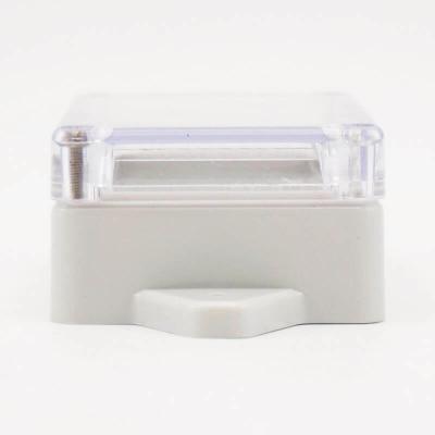 China Weatherproof Electrical 83*58*33mm Wall Mount wire junction box abs/pc transparent cover enclosure box for sale