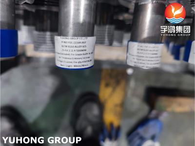China ASTM B163 liga 825 N08825 tubos de barbatanas extrudidos de liga de níquel com barbatanas AL1060 à venda