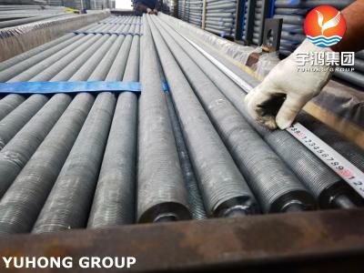 China Tubos de extrusão com nadadeiras de aço carbono ASTM A179 com nadadeiras de Al1060 para trocador de calor à venda