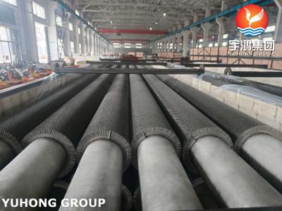 China ASTM A312 TP304H Tubo serrilhado com nadadeiras SS304H para sistema de recuperação de calor à venda