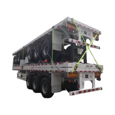 China Semirremolque chino personalizado Semirremolque de tabla plana con carga útil máxima 20001-25000 kg en venta