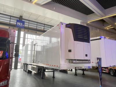 Cina 3 assi rimorchio frigorifero per autocarri semirimorchio criogenico rimorchio congelato in vendita