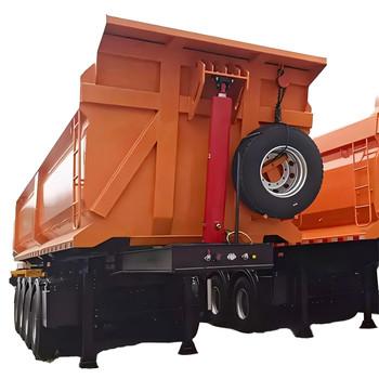 China Africa Heavy-Duty Dump Truck Semi Trailer: Engineered for Efficient Transportation and Unloading of Bulk Materials and Waste for sale