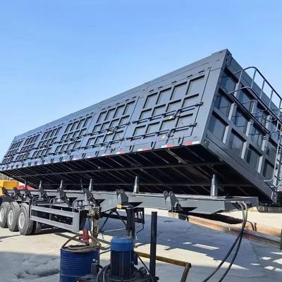 China 3-Axles Tipping Coal Mine Transportation Semi Trailer Engineered For Efficient Transportation Unloading Of Sand Coal for sale