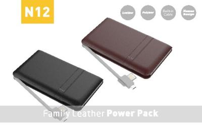 China Cabo preto de pouco peso de USB do banco do poder do Li-Polímero com exposição conduzida do indicador à venda