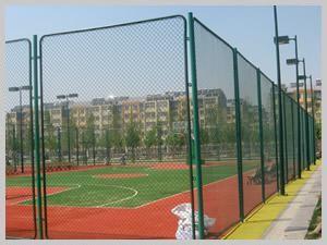 China Hot - Dipped Galvanized / PVC Coated Chain Link Fencing For Sport Yard / Road Fence for sale