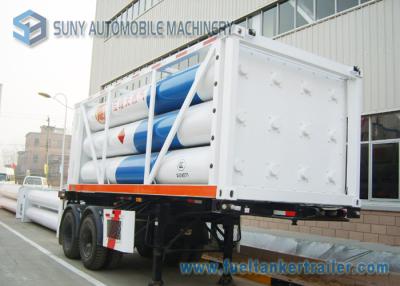 Cina Semirimorchio cisterna ISO11120/BV di Containe CNG dei tubi di rendimento elevato 12 in vendita