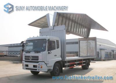 Cina 12 motore aperto 170 HP di Cummine dell'ala di T Refrigerator Van Truck Dongfeng Kingrun 4x2 in vendita