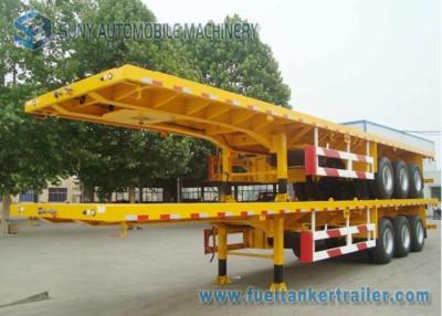 China 45 pies del envase del plano de remolque semi, capacidad 40 T remolque de 45 toneladas en venta