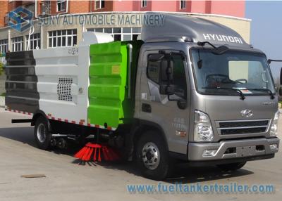 Chine Camion de balayeuse de route d'aspiration de brosse de camion de balayeuse de route de HYUNDAI 8000L 4x2 pour Philippines à vendre
