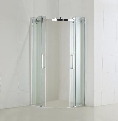 China ENTOP Sliding Glass Door Enclosure Screen Bathroom Shower Rooms Easy Clean Shower Door for sale