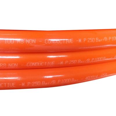 China High Quality Twin Hydraulic Oil/Water/CNG/Fuel/Paint/Solvent 3/8 Pin Hole Hose Petroleum Hose Non-Conductive Thermoplastic Gas Hose for sale