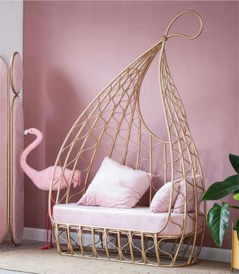 China (Size)Adjustable Nordic Fashion Styling Innovative Design Wrought Iron Sofa Chair for sale