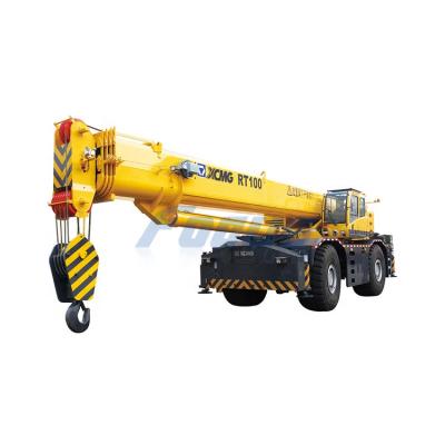China Other Good Quality 24km/h XCM 100TON RT100 Rough Terrain Tractor Crane for sale