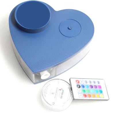 China New Style Smooking Shisha Hookah Heart Shaped Acrylic Book With Heat Management And Led Lightweight Portable Shisha Hookah Set Nargile Sheesha Chicha for sale